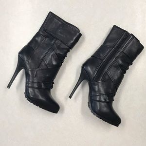 Black Stiletto Boots by Aldo